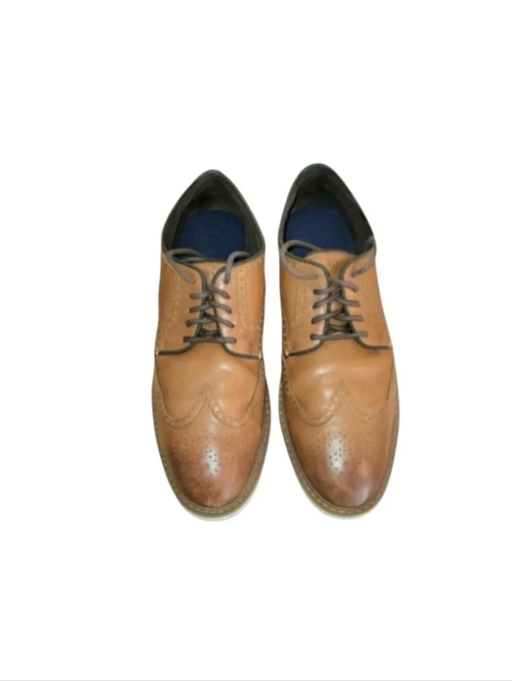 Cole Haan Wingtip Go To Oxford British Tan Brown Dress Casual Work Loafer Men 11